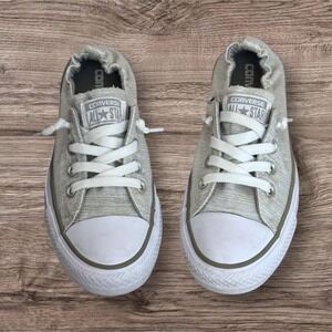 Converse Chuck Taylor All Star Shoreline Slip-On Gray Women's Size 8